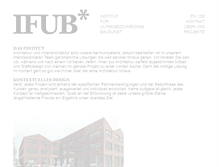 Tablet Screenshot of ifub.de